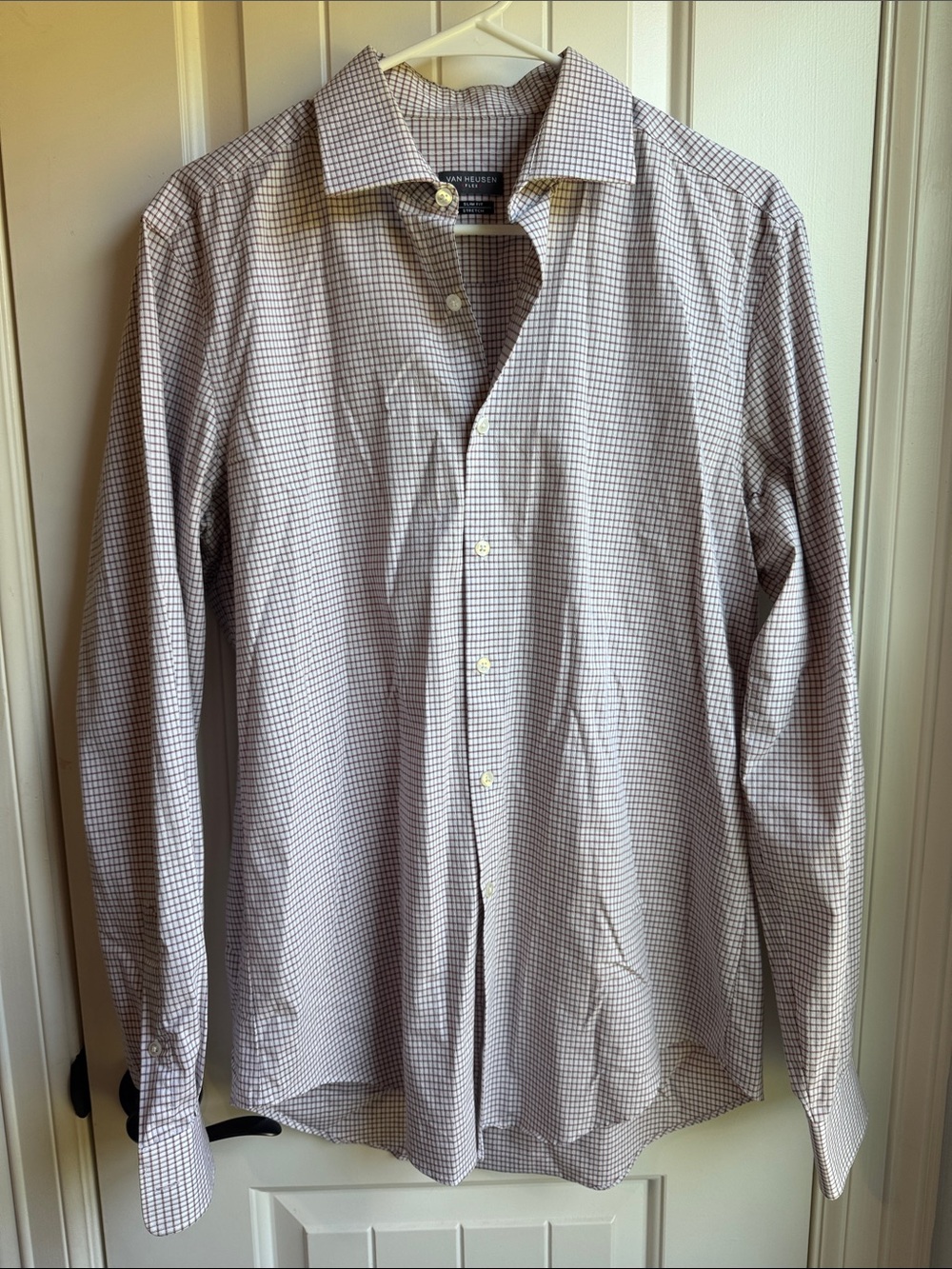 Men's Long-Sleeve Check Dress Shirt